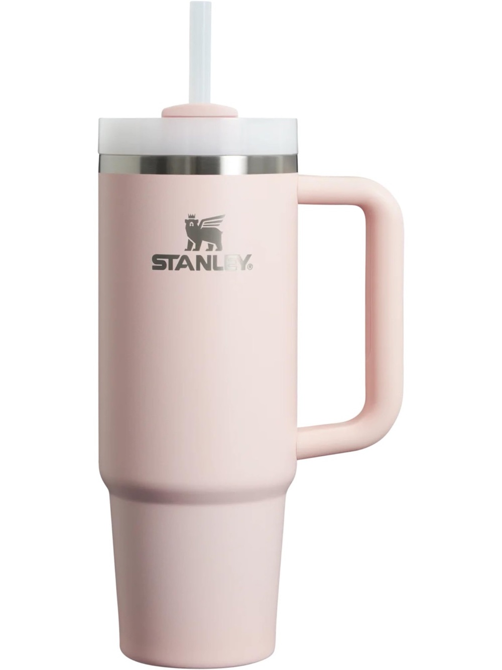 NWOT 30 oz Stanley Bloom Pink Travel Tumbler with Handle Clean Slate Collection